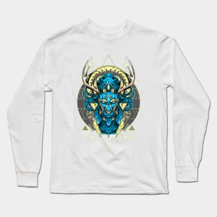 What's Your Spirit Animal? Epic Blue Light DEER Long Sleeve T-Shirt